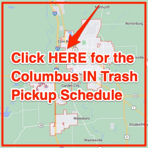 Columbus Trash Schedule 2024 (Holidays, recycling, bulk pickup).
